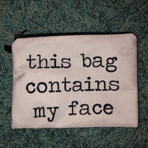 Funny makeup bag